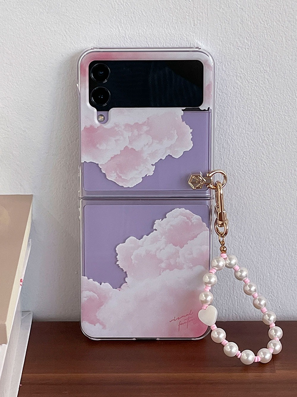 PINK CLOUDS FOR Z FLIP